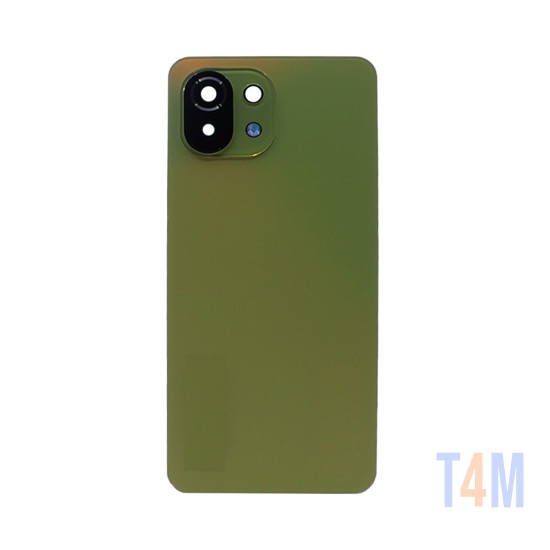 Tampa Traseira+Lente da Câmera Xiaomi Mi 11 Lite/Mi 11 Lite 5G Amarelo Cítrico